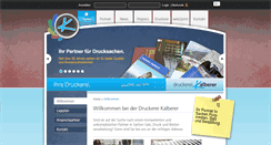 Desktop Screenshot of druckereikalberer.ch